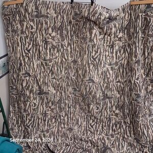 90s Vintage Ducks Unlimited Camouflage Quilted Camp Blanket Twin Comforter USA